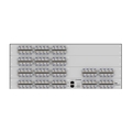 KVM Matrix Switch - 128-Port, Fiber, 1G, 4RU